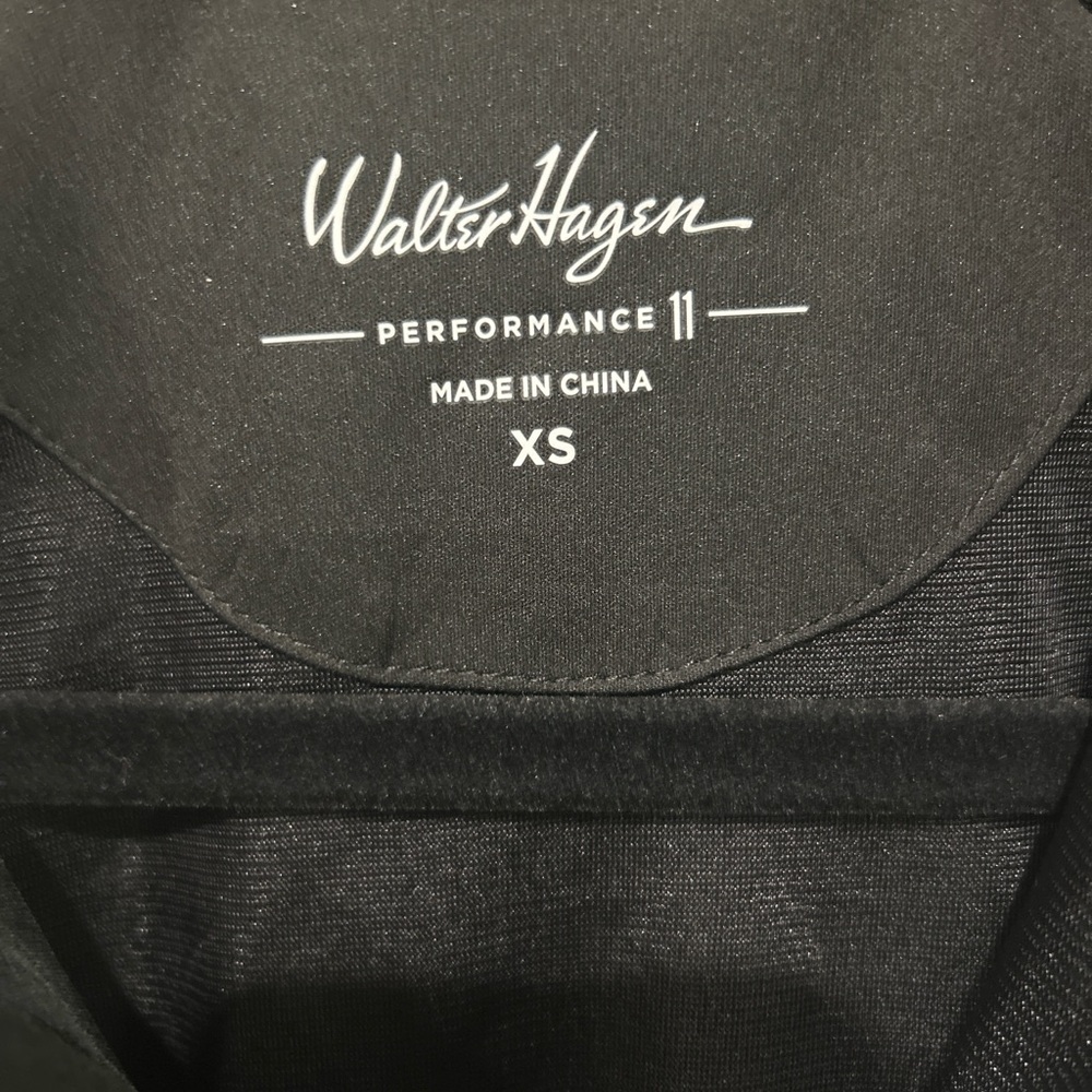 Walter Hagen Performance Waterproof Rain Jacket Black XS NWT - Picture 2 of 6